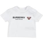 Hvide Burberry Kortærmede T-shirts i Jersey til Drenge fra Yoox.com på udsalg 