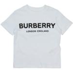Hvide Burberry Kortærmede T-shirts i Jersey til Piger fra Yoox.com på udsalg 