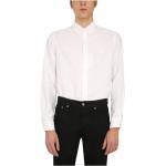 Hvide KENZO Slim fit skjorter i Bomuld Button down Størrelse XL til Herrer på udsalg 