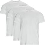 Hvide Calvin Klein T-shirts med rund hals Størrelse XL 3 stk til Herrer 