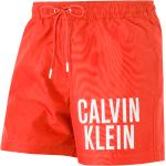 Røde Calvin Klein Badebukser i Mesh Størrelse XL på udsalg 