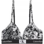 Hvide Calvin Klein BH'er i Bomuld Størrelse XXL med Blomstermønster til Damer 