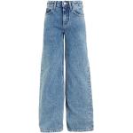Blå Calvin Klein Jeans Højtaljede jeans i Bomuld Størrelse XL på udsalg 