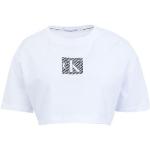 Hvide Calvin Klein Jeans Økologiske Bæredygtige Kortærmede t-shirts i Jersey med rund udskæring med korte ærmer Størrelse XL til Damer 