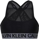 Sorte Calvin Klein PERFORMANCE Sports BH'er med medium støtte i Mesh Størrelse XL med vattering til Damer på udsalg 