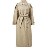 Grå Calvin Klein Trench coats i Bomuld Størrelse XL til Damer på udsalg 
