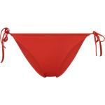 Røde Calvin Klein Underwear Bikinitrusser med bindebånd Størrelse XXL til Damer på udsalg 