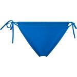 Blå Calvin Klein Underwear Bikinitrusser med bindebånd Størrelse XXL til Damer på udsalg 