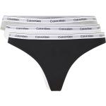 Calvin Klein Underwear - Stringtrusser Thong Modern Logo 3-pak - Flerfarvet - 42/44
