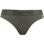 Armygrønne Calvin Klein Underwear G-strenge i Jersey Størrelse XL til Damer 