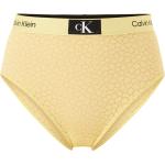 Gule Calvin Klein Underwear Højtaljede bikinitrusser i Blonde Størrelse XL til Damer på udsalg 