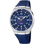 Calypso Men's Quartz Watch with Blue Dial Analogue Display and Blue Plastic Strap K6063/2