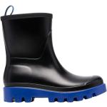 Sorte Gia Borghini Vinter Læderstøvler i Læder med bred sål Størrelse 40 til Damer på udsalg 