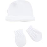 Cambrass Unisex Baby Hat and Mittens Gift Set White Newborn