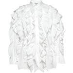 "Camicia/Shirt Tops Blouses Long-sleeved White MSGM"