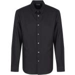 Sorte Business Armani Emporio Armani Langærmede skjorter i Bomuld Med lange ærmer Størrelse XL til Herrer 