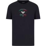 Sorte Armani Emporio Armani T-shirts med rund hals med rund udskæring med korte ærmer Størrelse XXL til Herrer 