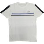 Hvide Kappa T-shirts Størrelse XL til Herrer 