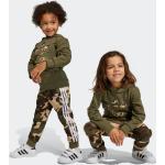 Oliven adidas Træningssæt til børn i Bomuld Størrelse 122 med Camouflage 
