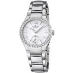 Candino Women's Quartz Watch with White Dial Analogue Display and Silver Stainless Steel Bracelet C4537/1
