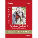 Canon Photo Paper Plus Glossy II PP-201 2311B019 Fotopapir DIN A4 265 g/m² 20 Blad Strålende