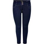 Mørkeblå Only Carmakoma Skinny jeans Størrelse XL 
