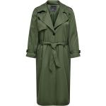 Grønne Only Carmakoma Trench coats Størrelse XL 