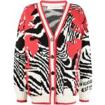 Flerfarvede PHILOSOPHY DI LORENZO SERAFINI Cardigans i Uld Størrelse XL med Zebra mønster til Damer 