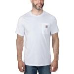 Hvide Carhartt Force Kortærmede t-shirts med korte ærmer Størrelse XXL til Herrer 