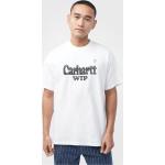 Hvide Carhartt Carhartt Wip Økologiske Efterårs T-shirts i Bomuld Størrelse XL til Herrer 