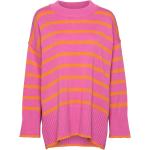 Pinke Sweaters Størrelse XL med Striber 