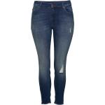 Blå Only Carmakoma Skinny jeans Størrelse XL 