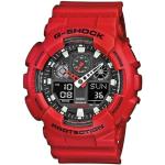 Casio G-Shock GA-100B-4AER Analogue/Digital Men's Watch Red
