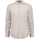 Hvide Gant Oxford skjorter Størrelse XL med Striber til Herrer på udsalg 