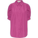 Pinke Kortærmede skjorter med korte ærmer Størrelse XL til Damer 