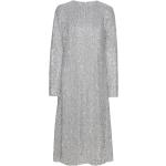 Sølvfarvede Knælange Stine Goya Aftenkjoler i Jersey Størrelse XL til Damer 