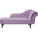 Pinke Beliani Chesterfield Chaiselong sofaer i Polyester med Ben på udsalg 
