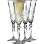 Champagne Melodia 16Cl 4 Stk. Home Tableware Glass Champagne Glass Nude Lyngby Glas