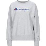 Grå Champion Sweatshirts i Fleece Størrelse XL til Damer på udsalg 