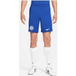 Blå  Chelsea F.C. Nike Dri-Fit Fodboldshorts Størrelse XL til Herrer på udsalg 