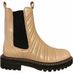 Beige Billi Bi Vinter Plateau støvler med bred sål med runde skosnuder Størrelse 38 Foret til Damer 