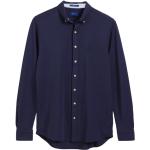 Blå Gant Dameskjorter i Bomuld Størrelse XL på udsalg 