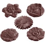Chokoladeforme Runde med Blomstermønster på udsalg 