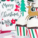Christmas Time Cupcake Wrappers