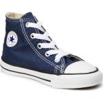 Blå Converse Chuck Taylor Sneakers i Lærred 