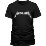 Metallica Herren Spiked Logo T-Shirt, Schwarz, (Herstellergröße: Medium)