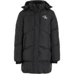 Ck Long Puffer Coat Foret Jakke Black Calvin Klein