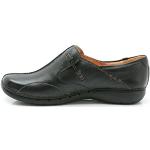 Clarks Un Loop Black Leather 203128374030, Women's Slip-On Shoes - Black, 3 UK