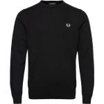 Classic C/N Jumper Tops Knitwear Round Necks Black Fred Perry