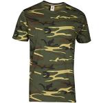 Klassiske SBJ Kortærmede T-shirts til børn i Bomuld med Camouflage 